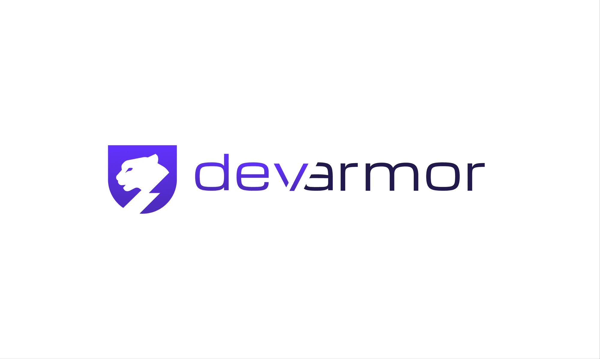 Logo exploration: a cheetah head in a purple shield next to a lowercase wordmark